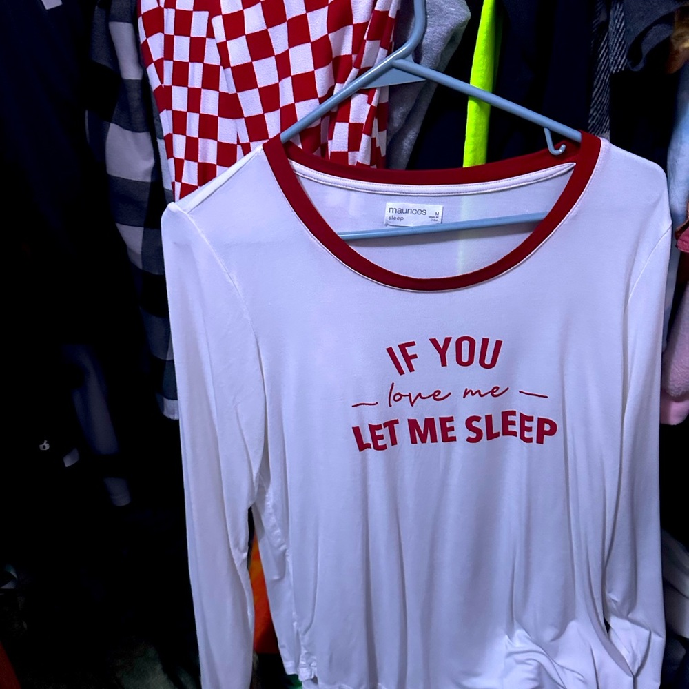Maurice’s night outfit